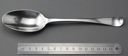 Early Cape Silver Hanoverian Tablespoon - Daniel Heinrich Schmidt